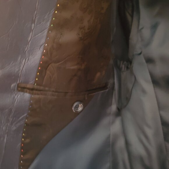 Giovanni Testi Blue Dress Suit Jacket and Pants (38R Jacket/ 32R Pants) - Picture 6 of 11